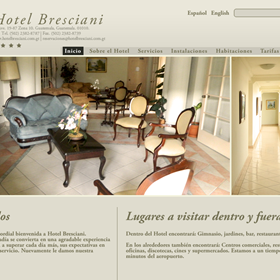 Hotel Bresciani: Diseño y desarrollo de sitio web