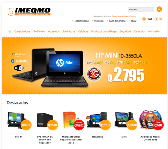 Imeqmo Online: Catálogo de productos