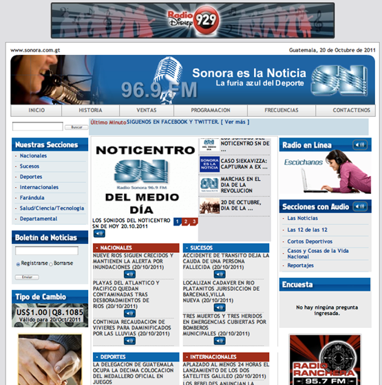 Radio Sonora: Desarrollo web para Radio Sonora